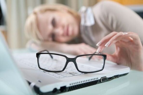 Reduction of vision and its restoration